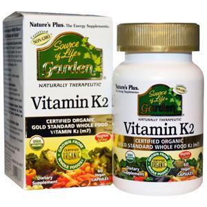 Nature's Plus Vitamin K2 (60 Vegan Caps) - 