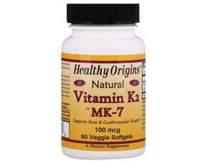 Natural Vitamin K2 as MK-7 100 mcg (60 Veggie Softgels) - 
