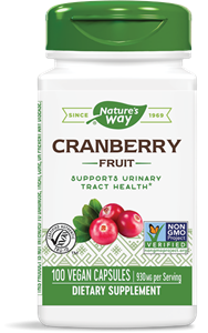Natures way Cranberry Fruit 465 mg (180 Vegetarian Capsules) - Nature's Way