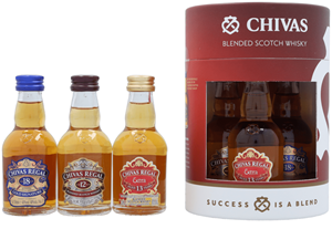 Chivas Regal Miniature Giftset 3 x 5cl Whisky Geschenken