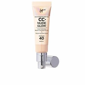 itcosmetics IT Cosmetics CC+ and Nude Glow Lightweight Foundation and Glow Serum with SPF40 32ml (Various Shades) - Light Medium