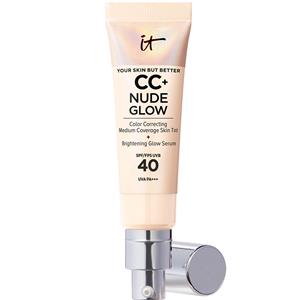 itcosmetics IT Cosmetics CC+ and Nude Glow Lightweight Foundation and Glow Serum with SPF40 32ml (Various Shades) - Fair