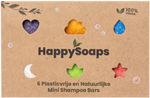 Happysoaps Mini shampoo bars 6 stuks