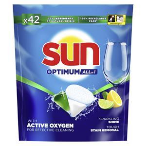 Sun Vaatwascapsules Optimum All-in-1 Citroen 42 capsules