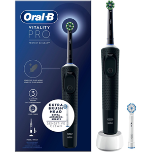 Oral-B Elektrische tandenborstel Vitality Pro Zwart + Extra Refill