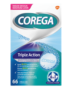 Corega Triple Action Gebitsprothese Tabletten