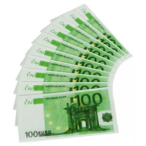 Merkloos 10x 100 Euro servetten -