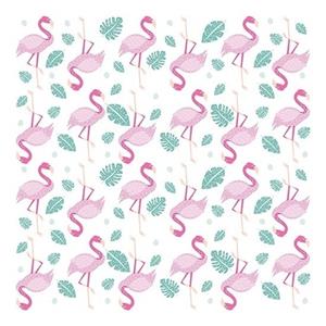 20x Flamingo thema servetten 33 x 33 cm -
