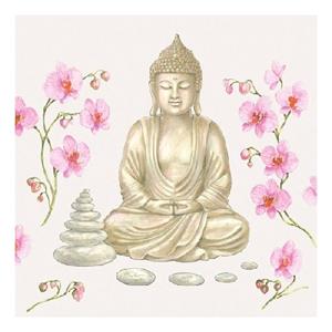 Ambiente 20x Boeddha servetten 33 x 33 cm -