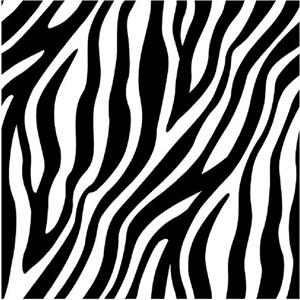 Ambiente 40x Zebraprint/zebra motief servetten 33 x 33 cm -