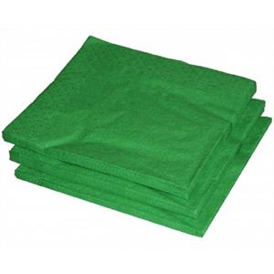 Givi 50x stuks groene servetten 33 x 33 cm -