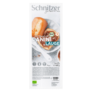 Schnitzer Laugen-Panini zum Aufbacken, glutenfrei (3 Stück)