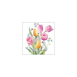 Ambiente Servetten Tulips Bouquet 25x25cm