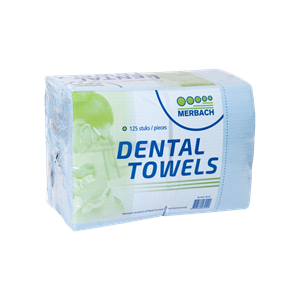 Merbach Dental Towel -125st Blauw