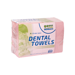 Merbach Dental Towel -125 st Roze