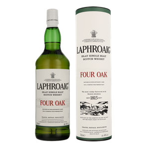 Laphroaig Four Oak 1ltr Whisky Geschenkverpackung