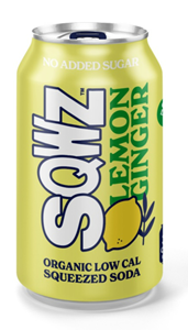 SQWZ Lemon Ginger Biologische Soda