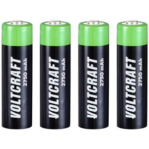 VOLTCRAFT HR06 Oplaadbare AA batterij (penlite) NiMH 2750 mAh 1.2 V 4 stuk(s)