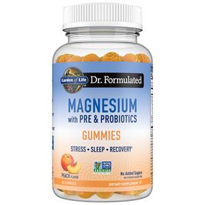 Garden of Life Dr Formulated Magnesiumgummies - Perzik, 60 gummies