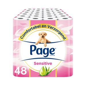 Page 3x  Toiletpapier Sensitive Aloe Vera 3-laags 16 stuks