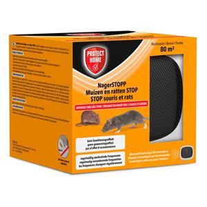 Protect Home Muizen en ratten STOP - Ultrasoon muizenverjager - 80 m² - doos - 1 stuk