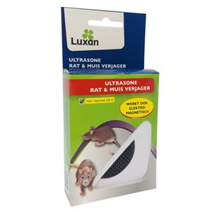 Luxan Ultrasoon muizenverjager - 230 m² - doos - 1 stuk
