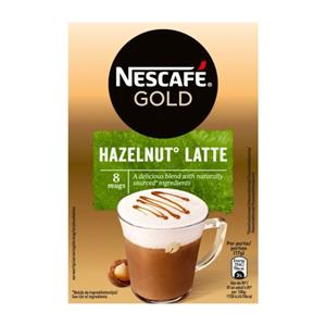 Nescafé NESCAFE LATTE Instant Koffie Hazelnut 136 Gram Doos