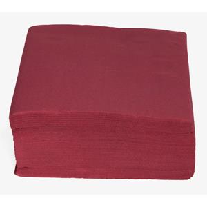 Cosy & Trendy 80x stuks luxe kwaliteit servetten bordeaux rood x cm -