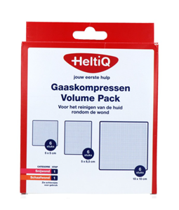 HeltiQ Gaaskompressen Volume Pack