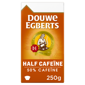 DOUWE EGBERTS ouwe Egberts Half Cafeine Filterkoffie 250g bij Jumbo