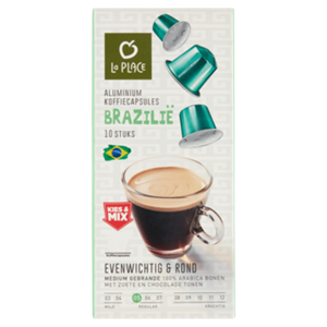 La PLACE VerticalLine;  Caps Brazilie 10 koffiecapsules Aanbieding bij Jumbo