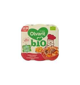 Olvarit Bulgur tomaat rundvlees 12M210 bio