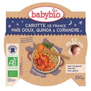 Babybio Mon petit plat wortel mais quinoa bio