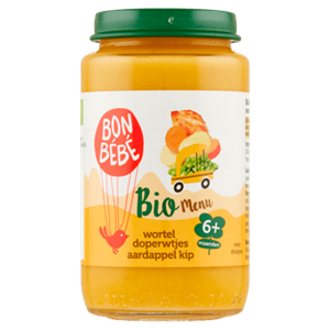Bonbebe Bio M0616 wortel doperwtjes aardappel