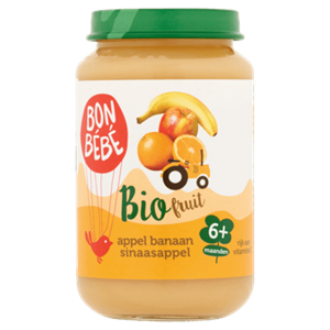 Bonbebe Bio 6mF0606 Appel Banaan Sinaasappel