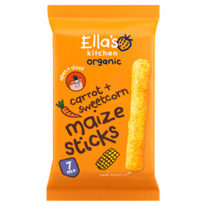 Ella's Kitchen 7+ Maize sticks Carrot Sweetcorn