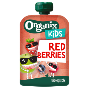 Organix rganix Knijpfruit Kids Red Berries Smash 100% Bio bij Jumbo