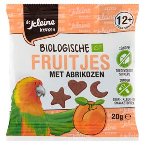 De Kleine Keuken Bio Fruitjes met Abrikozen 20 gr