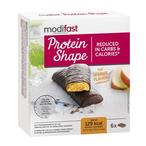 6x Modifast Protein Shape Reep Pure Chocolade&Sinaasappel 6 x 31 gr