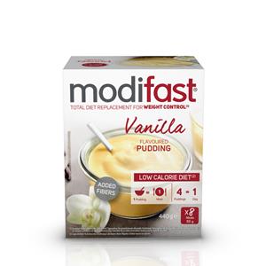 Modifast 4x  Intensive Pudding Vanille 8 x 55 gr
