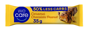 WeCare Lower Carb Caramel Chocolate Peanut Reep