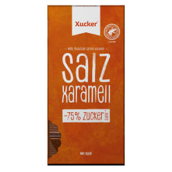 Xylit-Schokolade Vollmilch mit Salz-Xaramell