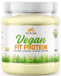 Xxl nutrition Xxl fit protein vegan banaan 500gr