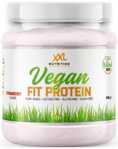 Xxl nutrition Xxl fit protein vegan aardbei 500gr