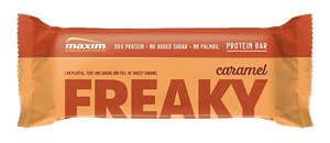 Maxim Proteïne reep freaky caramel 55gr