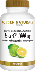 Golden Naturals Ester-c 1000 mg 90 veganistische tabletten