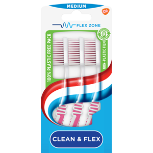 Aquafresh Clean & Flex Tandenborstel Medium