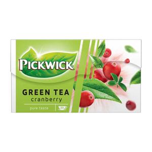 Pickwick GREEN TEA TEA BAGS CRANBERRY 30G 20X1.5G