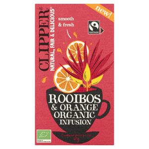 Clipper Rooibos orange thee