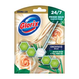 Glorix Toiletblok white roses & tea tree